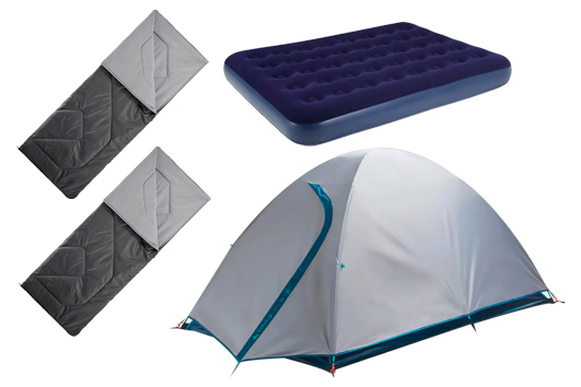 Aluguel Kit Camping Carro 2 Pessoas - Sex a Seg