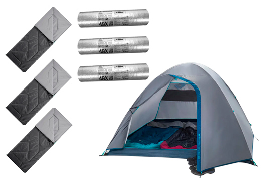 Aluguel Kit Camping Montanha 3 Pessoas - Sex a Seg