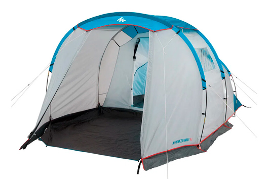 Aluguel Barraca Quechua Arpenaz 4.1 Family | 4 Pessoas + Avanço - Sex a Seg