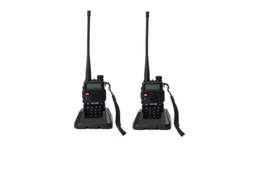 Aluguel Kit 2 Radio Comunicador Dual Band Baofeng Uv-5r Vhf Uhf - 1 dia