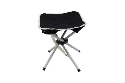 Banqueta Stool Preta NTK Dobrável e Suporta até 80kg