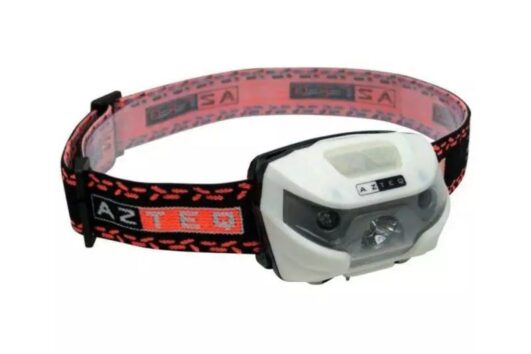 Lanterna De Cabeça Recarregável Azteq Magik Led 120 Lúmens Luz Branca Cor Branco