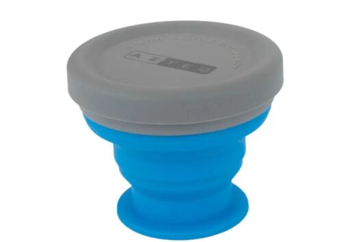 Copo Dobrável Cup Go 200ml Azul - Azteq