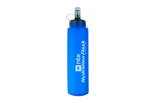 Garrafa Flexível Flask 500ml com Bico Anti Vazamento Azul NTK